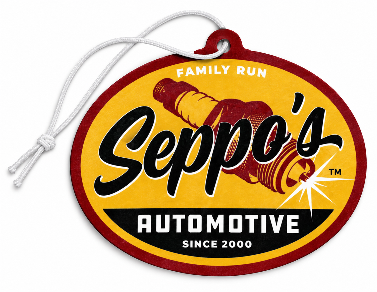 Seppo's OG Logo Car Air Freshener – West Coast Cedar