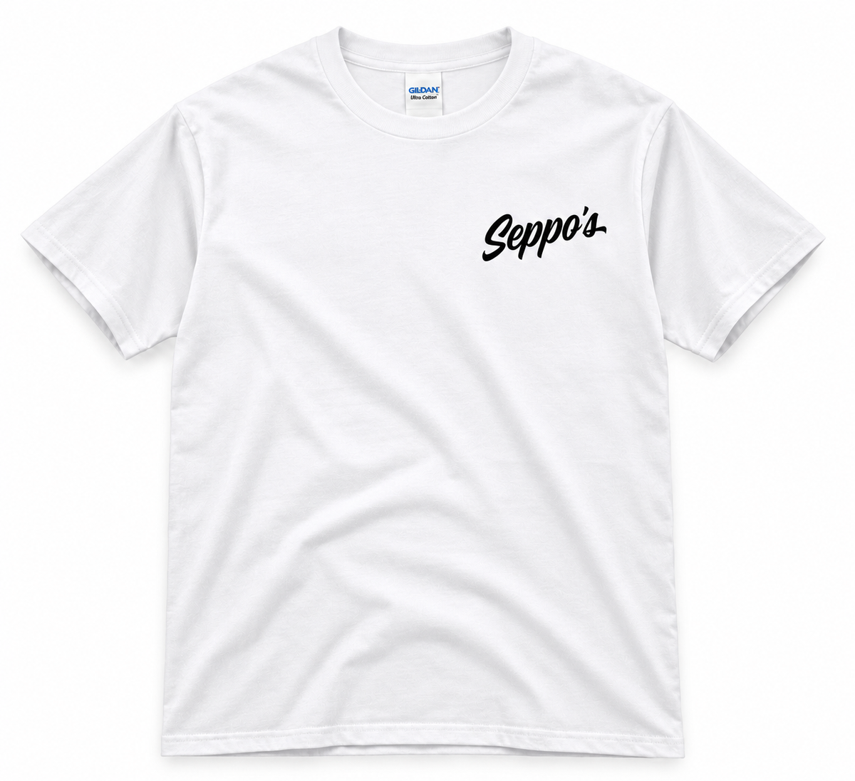 Seppo's Retro Blue Logo T-Shirt