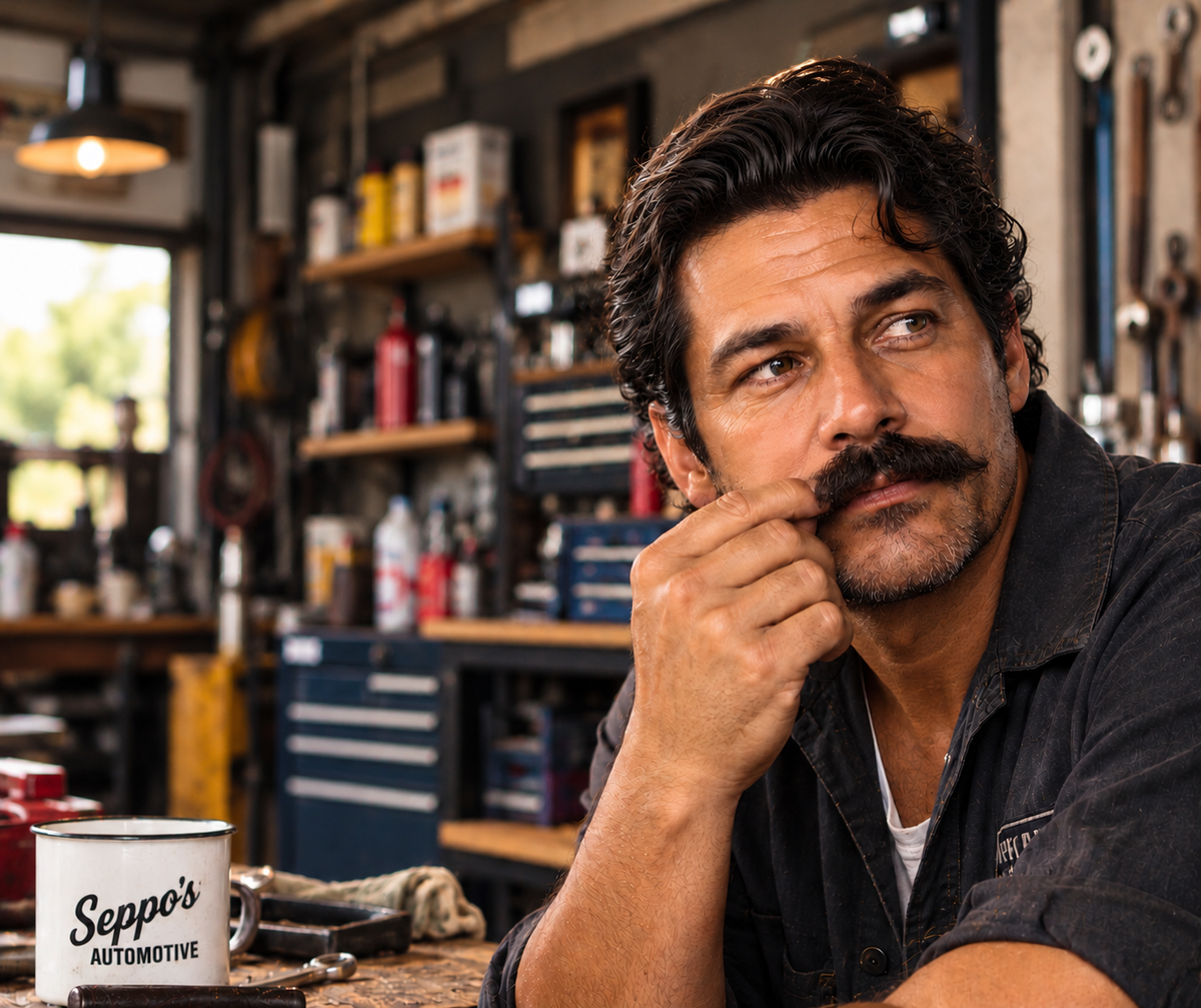 STACHE WAX DARK HAIR