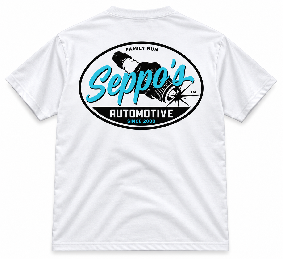 Seppo's Retro Blue Logo T-Shirt
